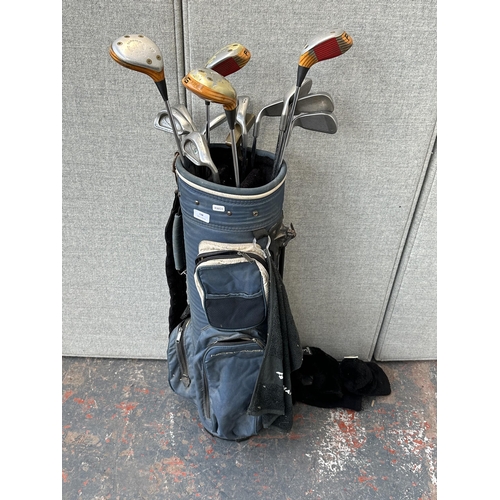 861 - A Nicklaus golf bag containing Ping golf clubs