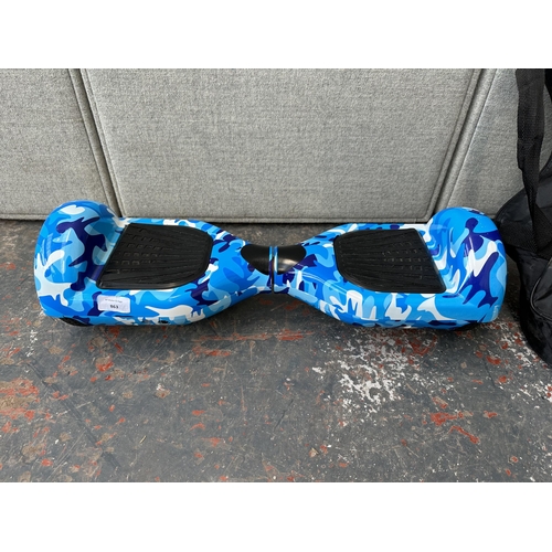 863 - A bagged unbranded hoverboard