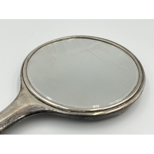 2301 - A William Neale & Son hallmarked Birmingham silver vanity mirror, dated 1923