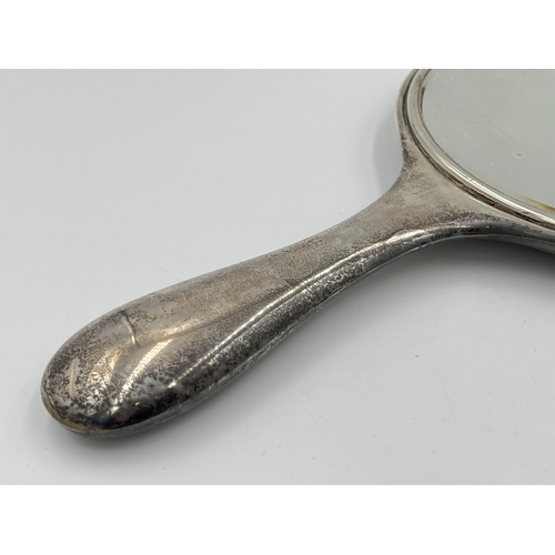 2301 - A William Neale & Son hallmarked Birmingham silver vanity mirror, dated 1923