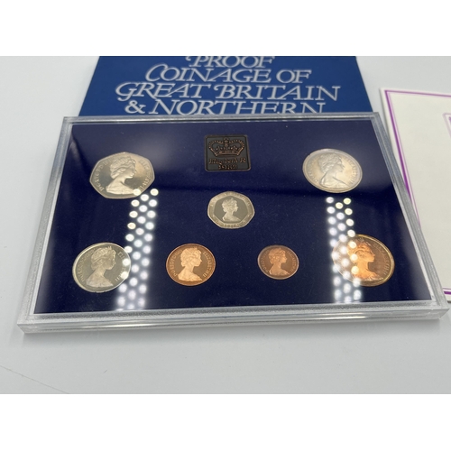 2304 - A collection of Great British coins to include The Royal Mint Coinage of Great Britain 1970 nine pie... 