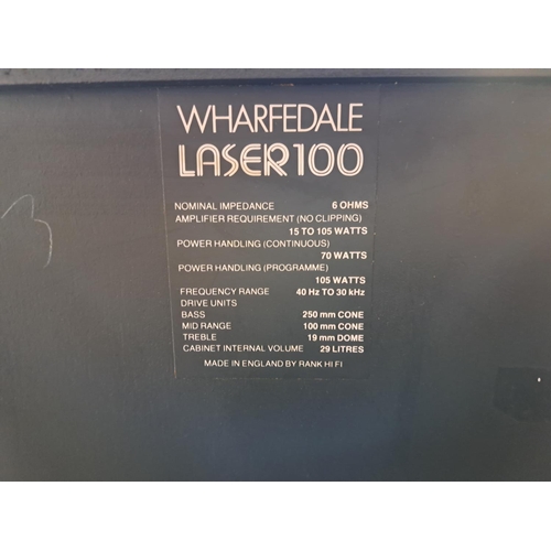 680 - A pair of Wharfedale Laser 100 6Ω three-way hi-fi speakers