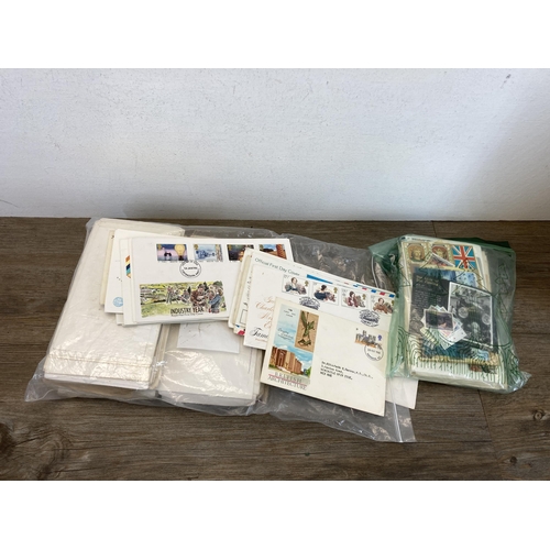 502 - A large collection of first day covers to include 1878/1978 Cycling, Charles Darwin, Aviation of Hon... 