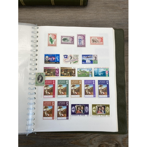 503 - Eight albums containing a collection of worldwide stamps