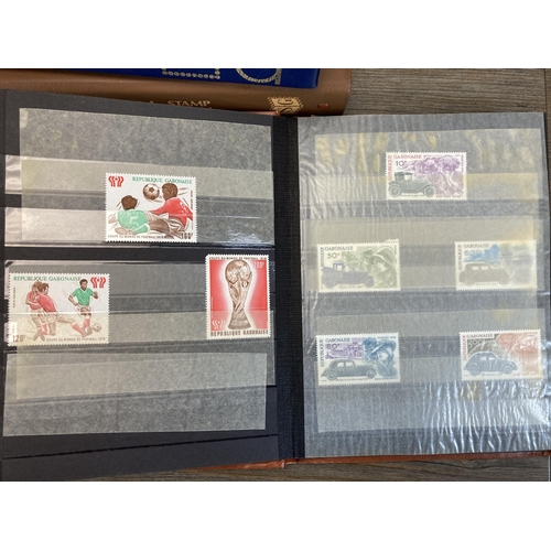 504 - Eight albums containing a collection of worldwide stamps