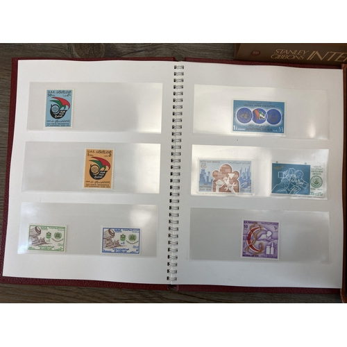 504 - Eight albums containing a collection of worldwide stamps