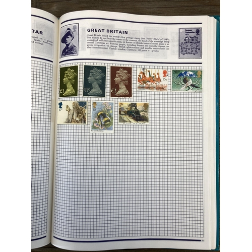 504 - Eight albums containing a collection of worldwide stamps