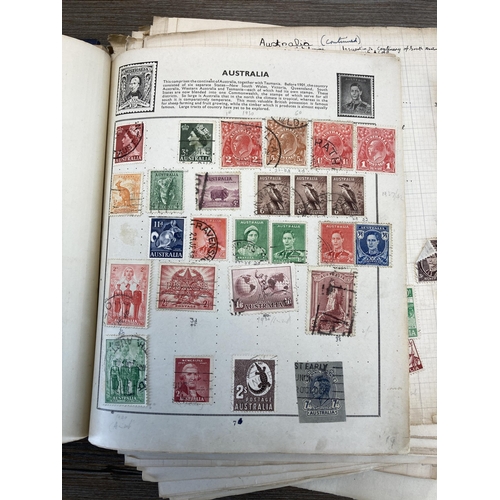 506 - Ten albums containing a collection of worldwide stamps