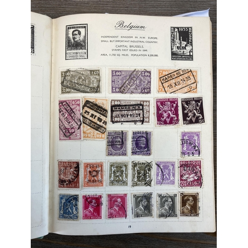 508 - Nine albums containing a collection of worldwide stamps