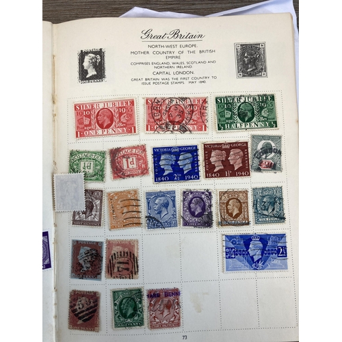 508 - Nine albums containing a collection of worldwide stamps