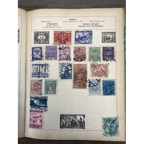 508 - Nine albums containing a collection of worldwide stamps