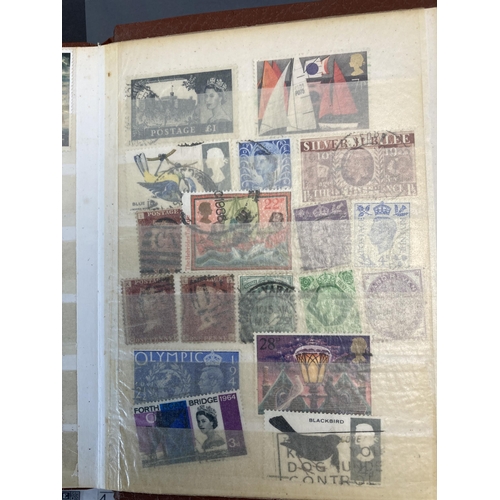 510 - A collection of 19th century and later Great British stamps to include Penny Reds, Penny Blue etc.