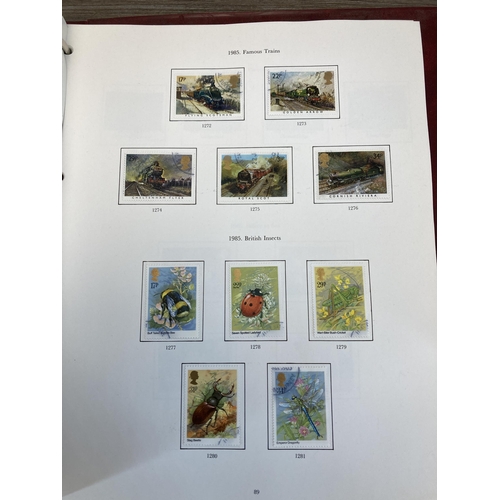 511 - Three albums containing a collection of British first day covers and stamps