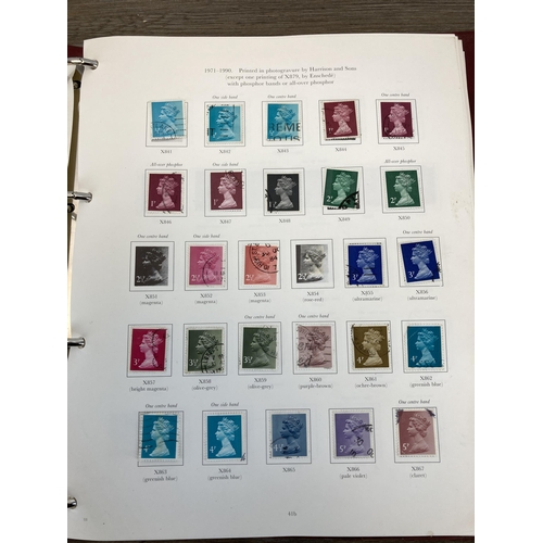 511 - Three albums containing a collection of British first day covers and stamps