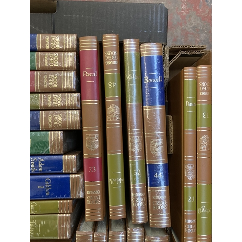 512 - A large collection of mostly sealed Britannica Great Books