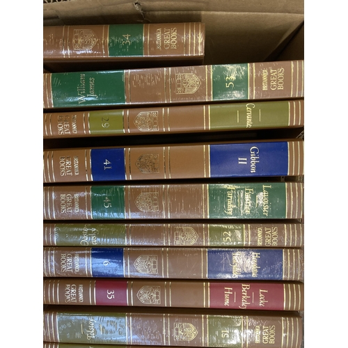 512 - A large collection of mostly sealed Britannica Great Books