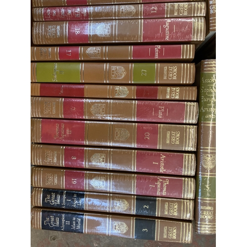 512 - A large collection of mostly sealed Britannica Great Books