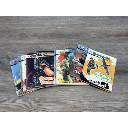 515 - A collection of vintage Commando magazines