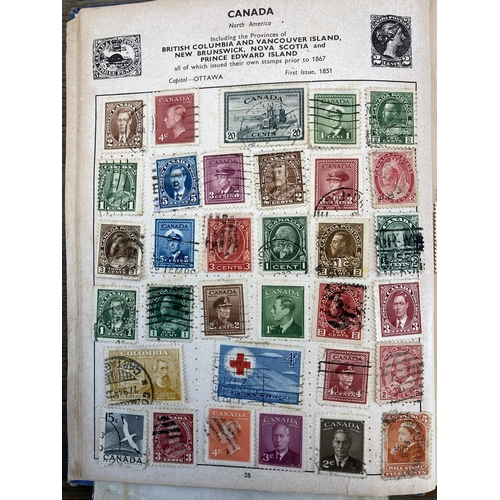 517 - Eight albums containing a collection of worldwide stamps