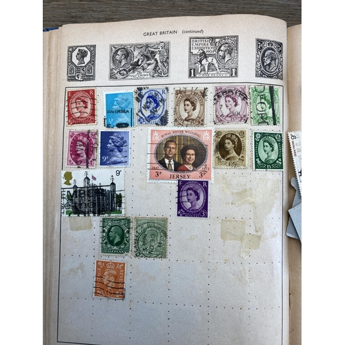 517 - Eight albums containing a collection of worldwide stamps