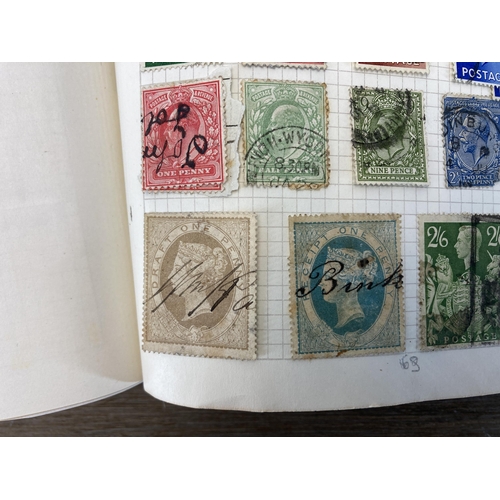 520 - Two albums containing a collection of worldwide stamps