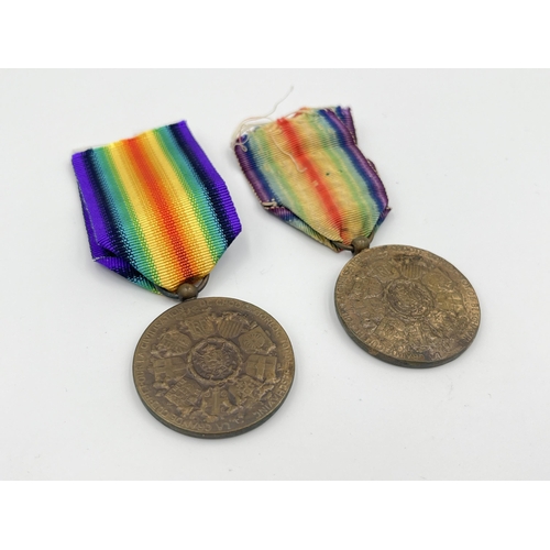 2035 - Two WWI Belgian Victory medals