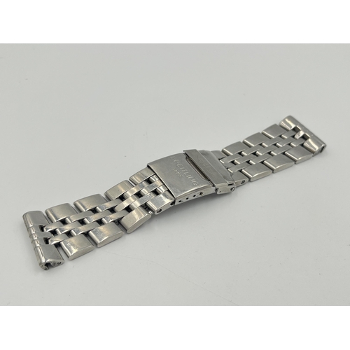 2324 - A Breitling S1505 357A 24mm stainless steel wristwatch bracelet