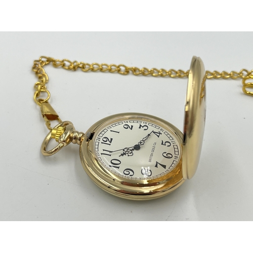 2334 - A boxed The British Gold Company full hunter pocket watch