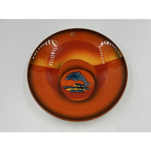 338 - A Poole Pottery Final Quay Edition charger - approx. 26.5cm diameter