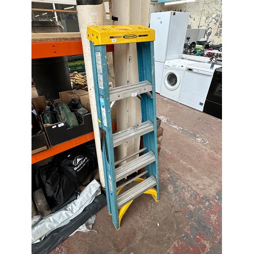 881 - A set of Werner fibreglass step ladders