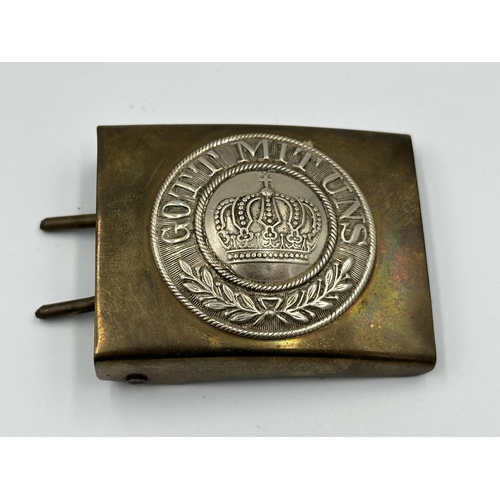 2051 - An Imperial German belt buckle