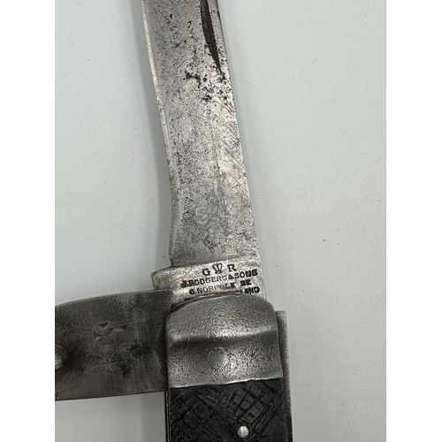 2133 - A George V J. Rodgers & Sons Sheffield military knife, dated 1936