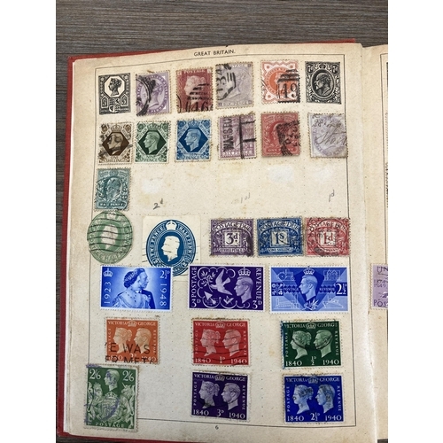 517 - Eight albums containing a collection of worldwide stamps