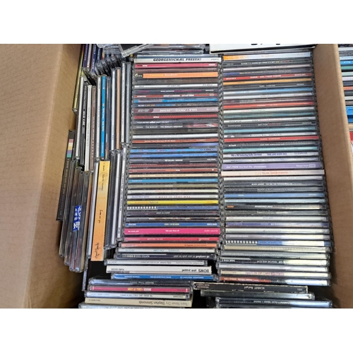 783 - Three boxes containing a large collection of CDs to include The Human League, Suede, Manic Street Pr... 