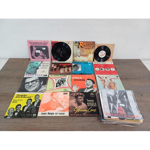 784 - A collection of records to include 'Rock And Roll Rhapsody' (1956 - RCA Italiana – A72V 0068), Charl... 