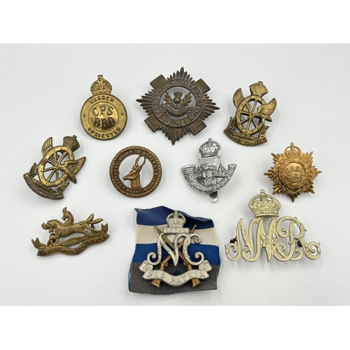 2023 - Ten military cap badges