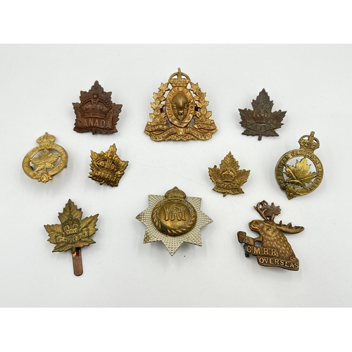 2024 - Ten military cap badges