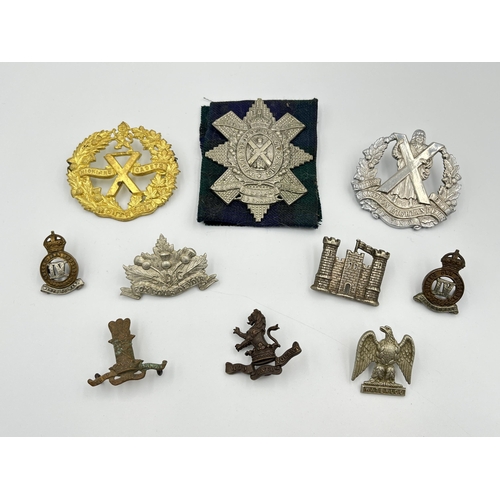 2025 - Ten military cap badges