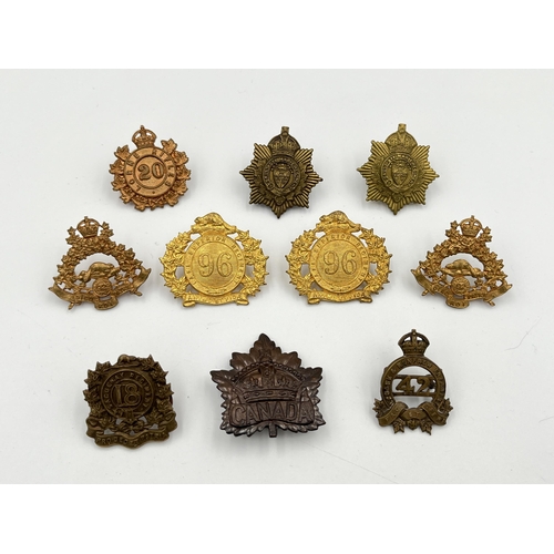 2026 - Ten military cap badges