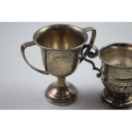 2250 - Two .925 sterling silver trophies - approx. gross weight 61.3g