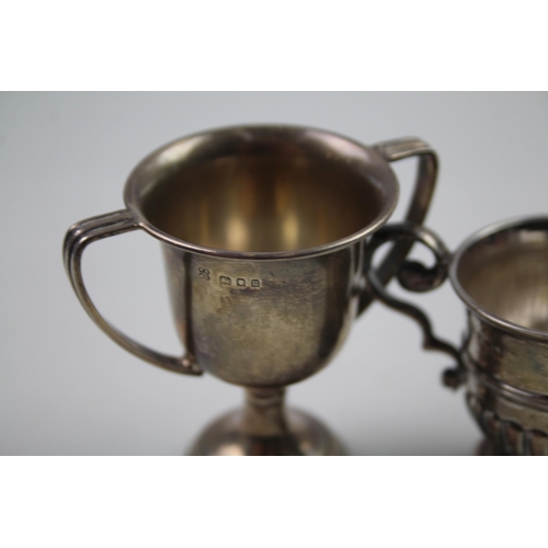 2250 - Two .925 sterling silver trophies - approx. gross weight 61.3g