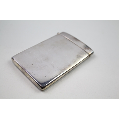 2254 - An R. Carr hallmarked Sheffield sterling silver calling card case, dated 2001 - approx. gross weight... 