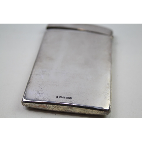 2254 - An R. Carr hallmarked Sheffield sterling silver calling card case, dated 2001 - approx. gross weight... 