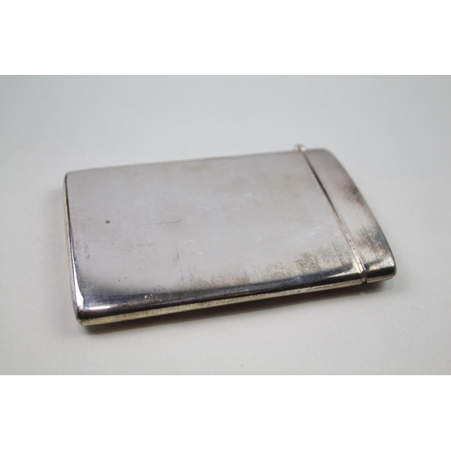 2254 - An R. Carr hallmarked Sheffield sterling silver calling card case, dated 2001 - approx. gross weight... 