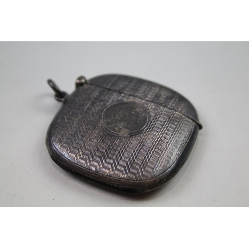 2278 - An Edwardian hallmarked Chester sterling silver vesta case, dated 1903 - approx. gross weight 31g