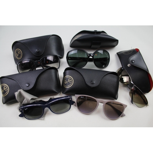 480 - Five pairs of cased Ray-Ban sunglasses