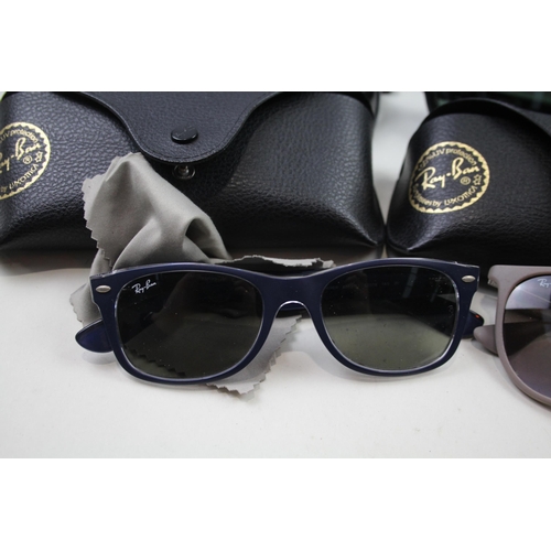 480 - Five pairs of cased Ray-Ban sunglasses