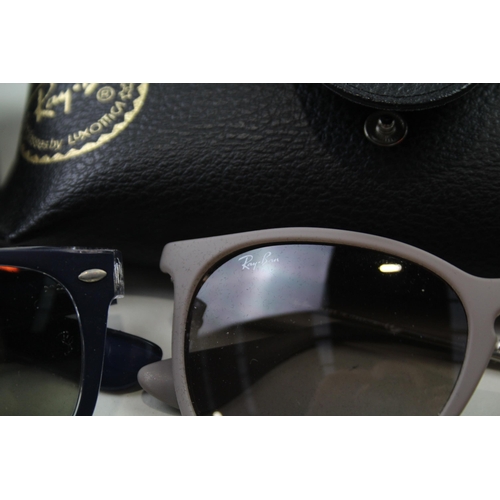 480 - Five pairs of cased Ray-Ban sunglasses