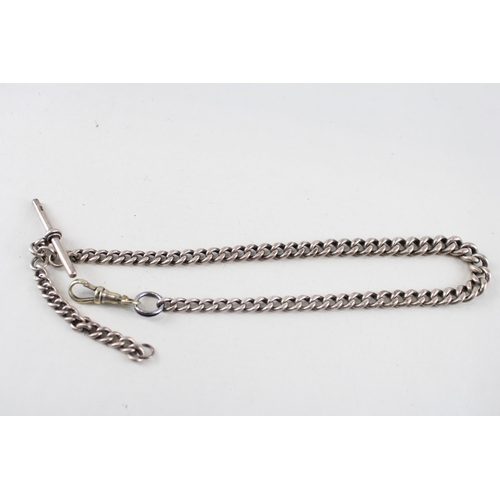 2326 - An antique silver Albert watch chain - approx. gross weight 40g