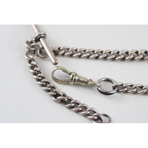 2326 - An antique silver Albert watch chain - approx. gross weight 40g